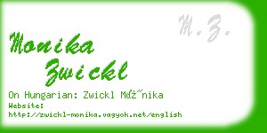 monika zwickl business card